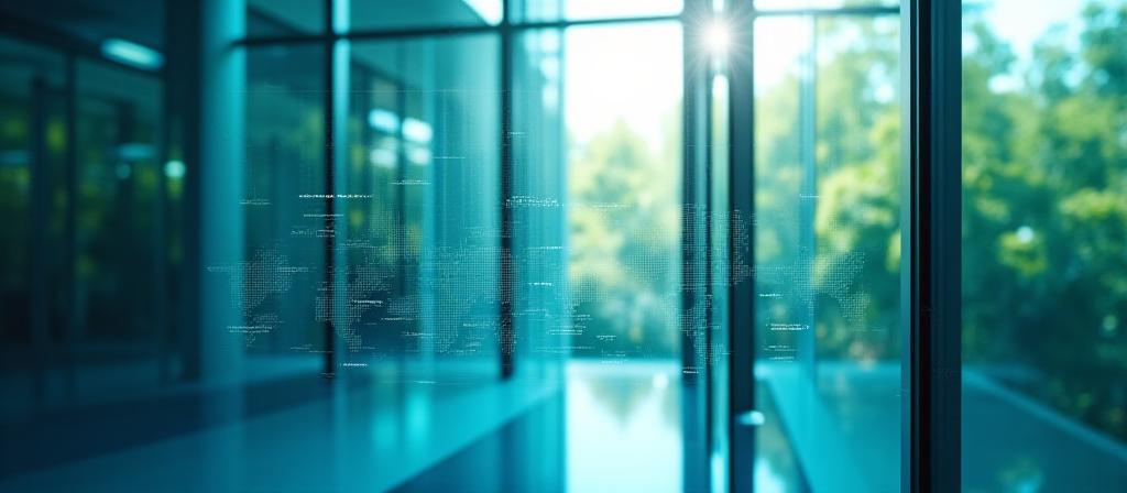 Abstract representation of financial global governance and legal frameworks